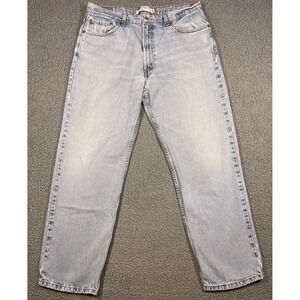 Levi Strauss 550 Relaxed Fit Light Wash Denim Jeans Men's Size 38x32 (36x31)